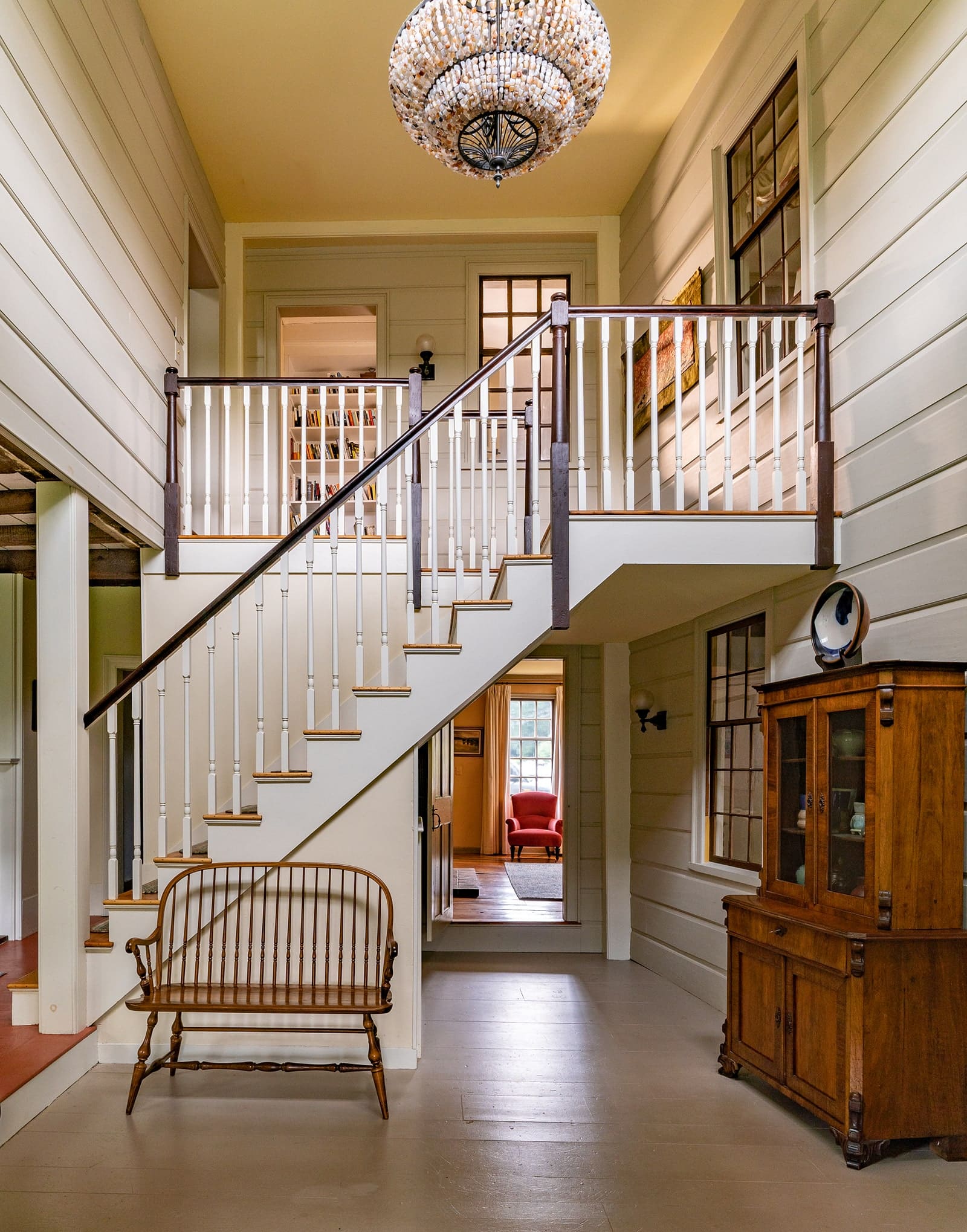 Day Dodge House Ipswich MA Historic Hallway Stairs