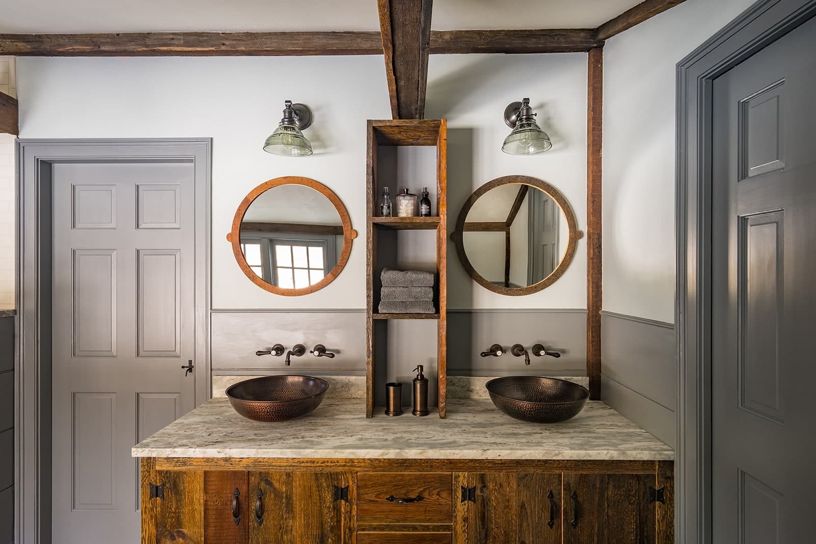 New Hampshire Homestead Historic Interior Bathroom