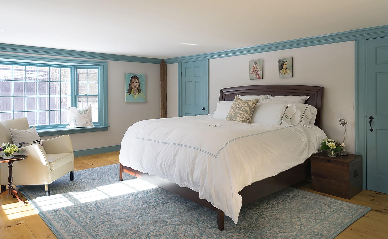 New Hampshire Homestead Historic Interior Bedroom