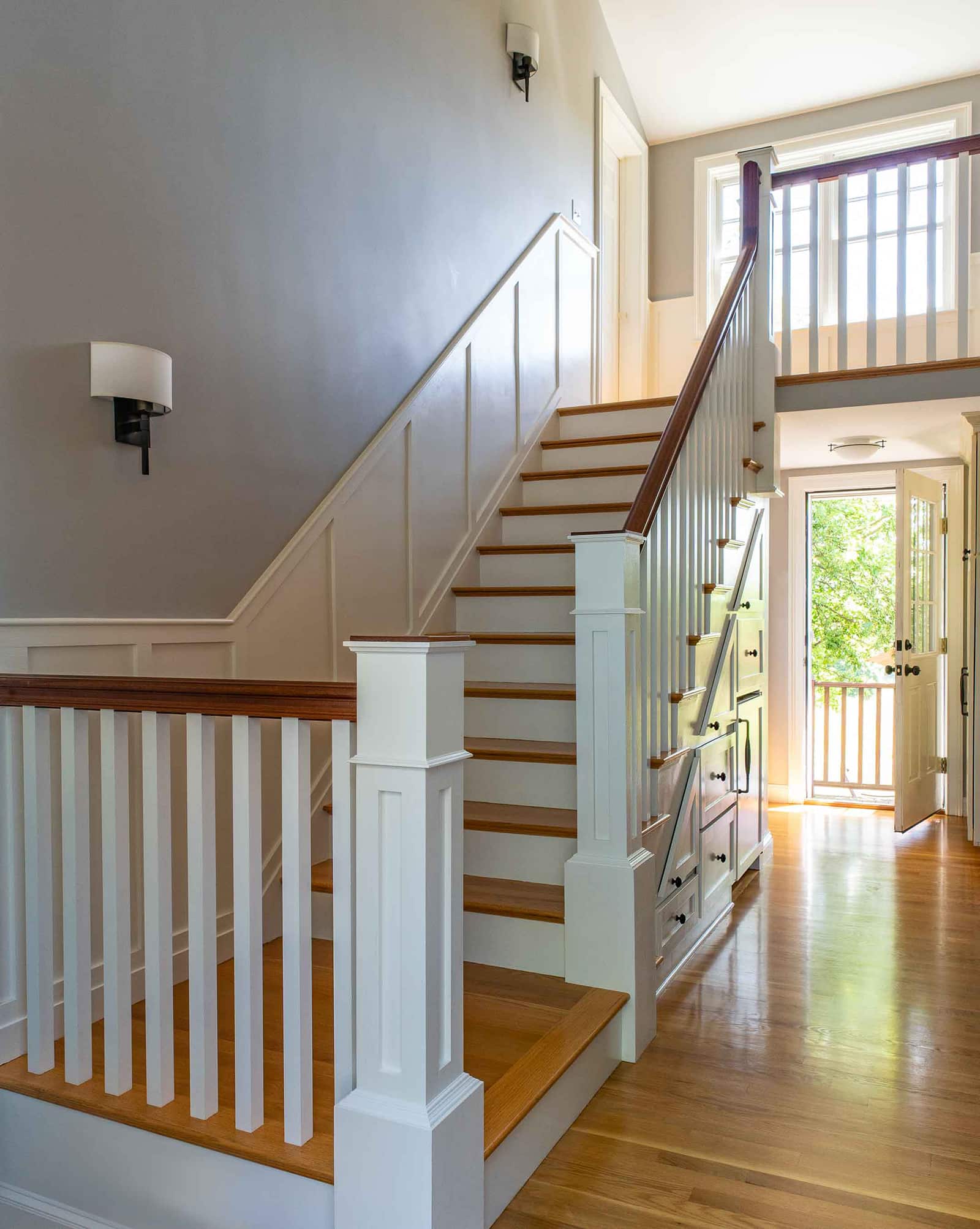 Cape Style Home Interiors Ipswich MA Stairs